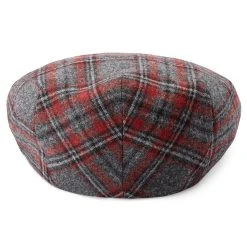 Fawler Casquette Plate Fido Ivy En Tartan Rouge -Boutique Trendhim 1 4 copy 18