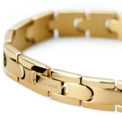 Lucleon Bracelet à Fermoir En Titane Doré -Boutique Trendhim 1 4mag