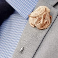 Warren Asher Boutonnière à Fleur De Rose Beige -Boutique Trendhim 10908 lapel pin