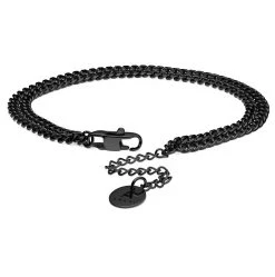 Arkai Bracelet Rico - Gourmette à Double Chaîne Noire 8 Arkai Bracelet Rico - Gourmette à Double Chaîne Noire -Boutique Trendhim 11 1f2aa81942cee861399a1358287e2a924 3