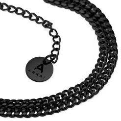 Arkai Bracelet Rico - Gourmette à Double Chaîne Noire 9 Arkai Bracelet Rico - Gourmette à Double Chaîne Noire -Boutique Trendhim 11 3e0f3aef61d1ba888ef18e728181cb7ae 3