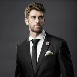 Warren Asher Broche Pour Homme Rose Pale Et Crème -Boutique Trendhim 11008 04