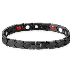 Lucleon Bracelet Magnétique Asymétrique En Titane Noir -Boutique Trendhim 12 1mag