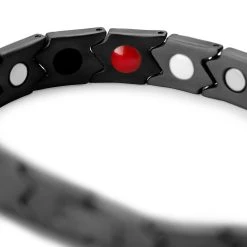 Lucleon Bracelet Magnétique Asymétrique En Titane Noir -Boutique Trendhim 12 4mah