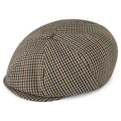 Fawler Casquette Gavroche Spicchi à Motif Pied-de-poule