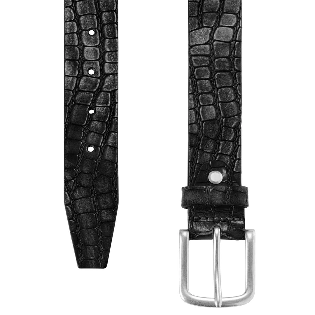 Salt & Hide Ceinture Noire En Cuir Pleine Fleur Harvy 2 Salt & Hide Ceinture Noire En Cuir Pleine Fleur Harvy – Image 2