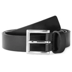 Fawler Ceinture En Cuir Noir Ferdinando