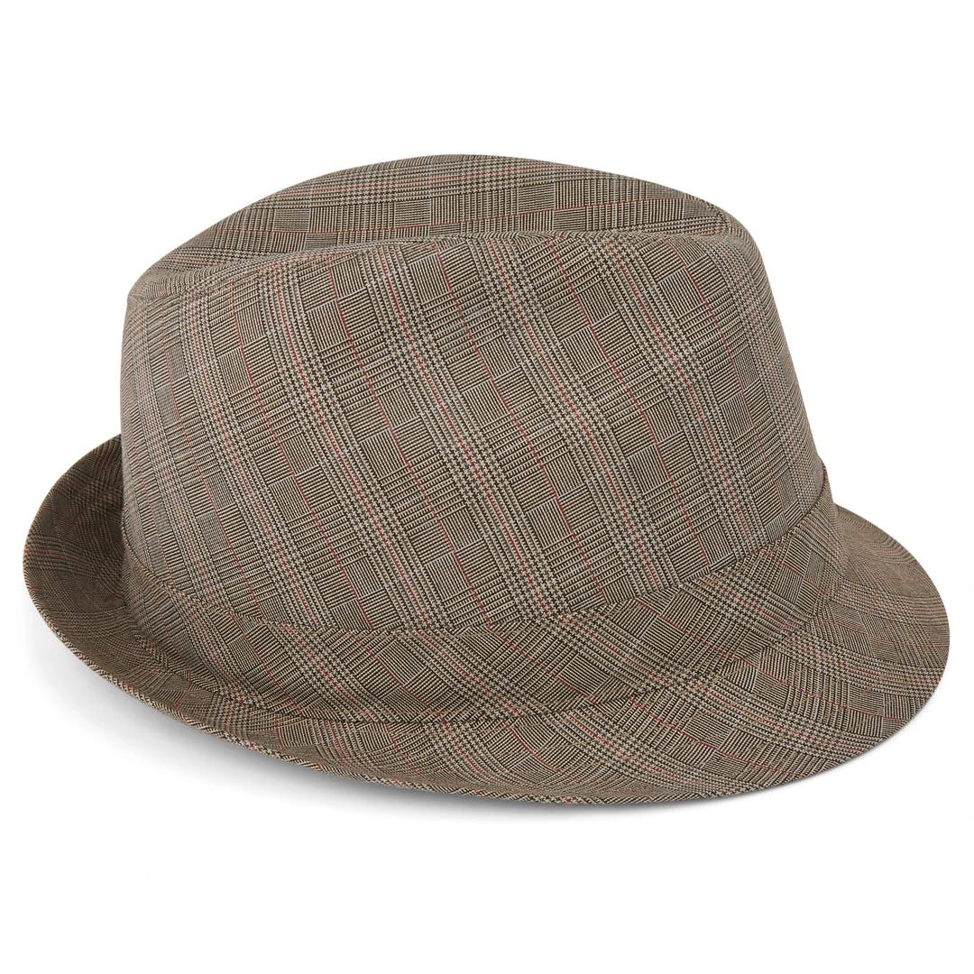 Fawler Chapeau Fedora Tirol Glen à Motif écossais 3 Fawler Chapeau Fedora Tirol Glen à Motif écossais – Image 3