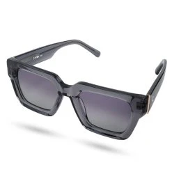 Otsu Occasus | Lunettes De Soleil Carrées Translucides à Verres Gris Clairs Polarisés -Boutique Trendhim 16 1 glasot 1