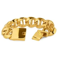 Fort Tempus Chaîne à Mailles Dorées Extra-larges -Boutique Trendhim 16 3 88