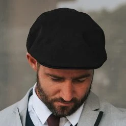 Fawler Casquette Plate Noire Lory -Boutique Trendhim 16559 hat