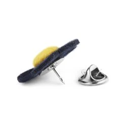 Warren Asher Pin's à Fleur Jaune Et Marine -Boutique Trendhim 17 3 41 1