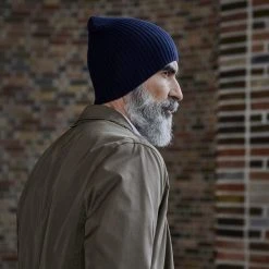 Fawler Beanie Bleu Marine Kristian Kite En Coton Organique -Boutique Trendhim 17707 squares