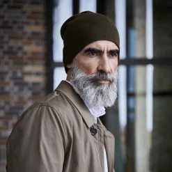 Fawler Beanie Vert Olive Kyler Kite En Coton Organique -Boutique Trendhim 17708 6 squares edited