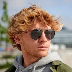 Waykins Lunettes De Soleil Noires Warren Aviator -Boutique Trendhim 17923 2