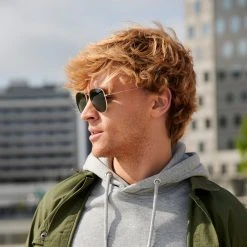 Waykins Lunettes De Soleil Warren Aviator à Monture Dorée -Boutique Trendhim 17931