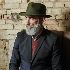 Fawler Fedora Fido Alessandria En Laine Verte -Boutique Trendhim 17946