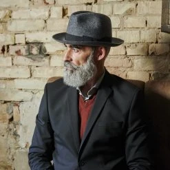 Fawler Chapeau Fédora Gris Filippo Moda -Boutique Trendhim 17960 2