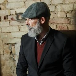 Fawler Casquette Plate Moda Maximo Grise En Cuir Végan 10 Fawler Casquette Plate Moda Maximo Grise En Cuir Végan -Boutique Trendhim 18012 2