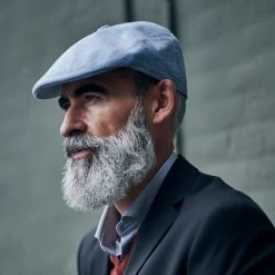 Fawler Casquette Plate Marcello Moda Bleu Clair -Boutique Trendhim 18020