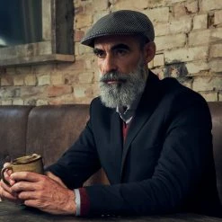 Fawler Casquette Béret à Carreaux Bordeaux Et Bleu Marine Massimo Moda -Boutique Trendhim 18062