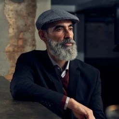 Fawler Casquette Béret à Carreaux Bordeaux Et Bleu Marine Massimo Moda -Boutique Trendhim 18062 3