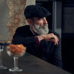 Fawler Casquette à Visière Noire Maso Moda -Boutique Trendhim 18076 3jpg