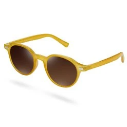 Waykins Lunettes De Soleil Jaune Et Brun Wade Wagner