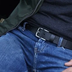 Fawler Ceinture En Cuir Noir Fredo -Boutique Trendhim 19183 2