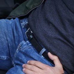 Fawler Ceinture En Cuir Noir Ferdinando -Boutique Trendhim 19334 2