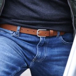 Fawler Ceinture En Cuir Brun Cognac Fayann -Boutique Trendhim 19367 2