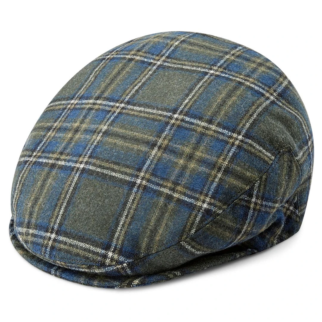 Fawler Casquette Plate Fido Ivy En Tartan Vert 1 Fawler Casquette Plate Fido Ivy En Tartan Vert