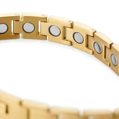 Lucleon Bracelet Magnétique En Titane Doré -Boutique Trendhim 2 4mag