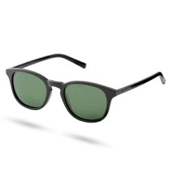 Waykins Lunettes De Soleil Noires Warrick Thea à Verres Polarisés Vert