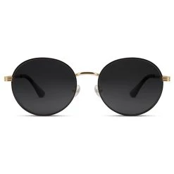 Lucleon Occasus | Lunettes De Soleil à Monture Couleur Or Et Verres Gris Polarisés