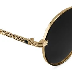 Lucleon Occasus | Lunettes De Soleil à Monture Couleur Or Et Verres Gris Polarisés -Boutique Trendhim 20 3 sull