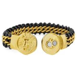 Fort Tempus Bracelet En Cuir Et En Acier à Tête De Lion -Boutique Trendhim 20 3 52