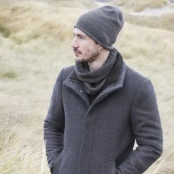 Fawler Bonnet Gris En Laine Mérinos Franke Montagna -Boutique Trendhim 20374 2