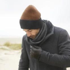 Fawler Bonnet Noir Et Marron Frencis Montagna -Boutique Trendhim 20381 2