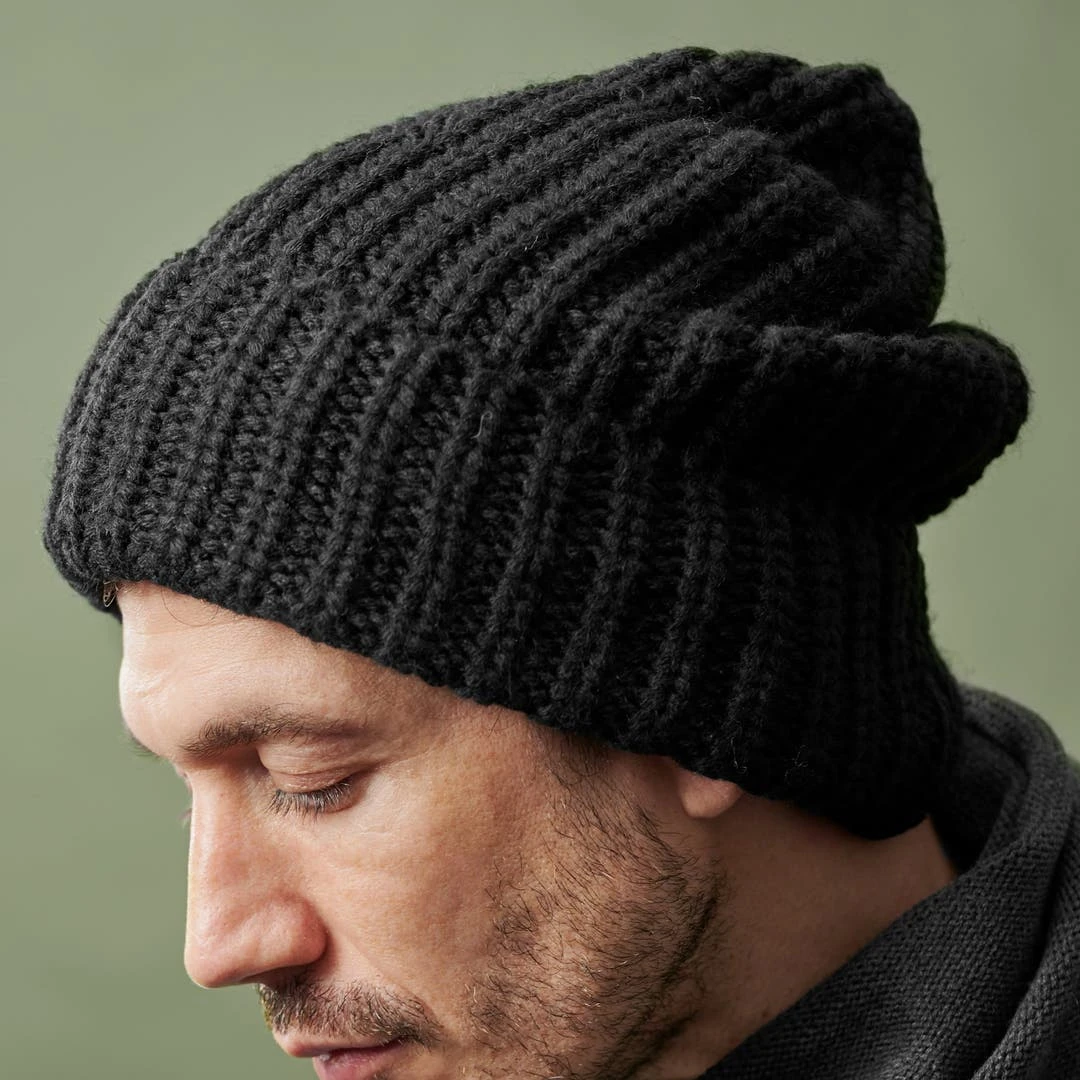 Fawler Bonnet Noir à Grosses Mailles Fee Moontagna 6 Fawler Bonnet Noir à Grosses Mailles Fee Moontagna – Image 6