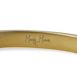 Moody Mason Bracelet Manchette Jax Tête De Mort En Acier Doré -Boutique Trendhim 21457 2