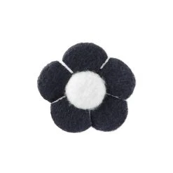 Warren Asher Pin's à Fleur Blanche Et Marine