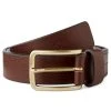 Fawler Ceinture En Cuir Brun Foncé Frang