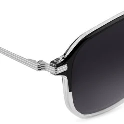 Arkai Occasus | Lunettes De Soleil à Verres Mi-sombres Polarisés Et Double Pont Noir Et Transparent -Boutique Trendhim 22 3c arksan