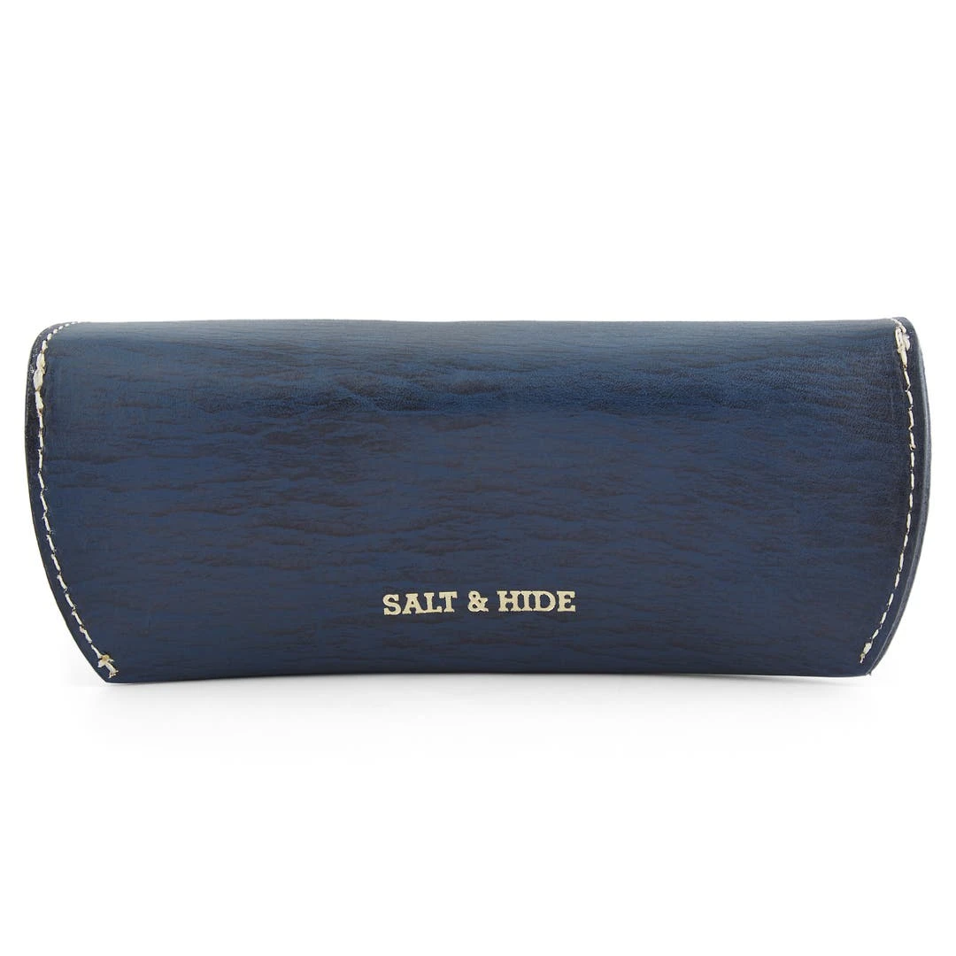 Salt & Hide Etui à Lunette En Cuir Bleu 3 Salt & Hide Etui à Lunette En Cuir Bleu – Image 3