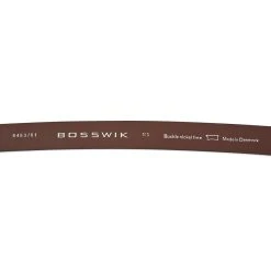 BSWK Ceinture En Cuir Brun Texturé -Boutique Trendhim 25 1 75