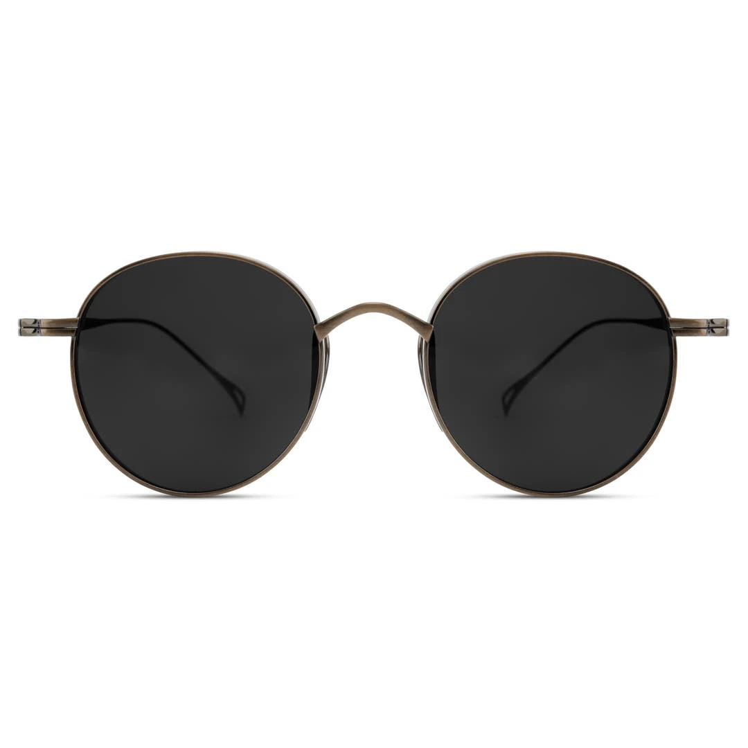 Arkai Occasus | Lunettes De Soleil En Titane Couleur Cuivre à Verres Ronds Polarisés 1 Arkai Occasus | Lunettes De Soleil En Titane Couleur Cuivre à Verres Ronds Polarisés
