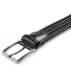 Fawler Ceinture Tressée Noire En Cuir Italien Pleine Fleur -Boutique Trendhim 28048 3