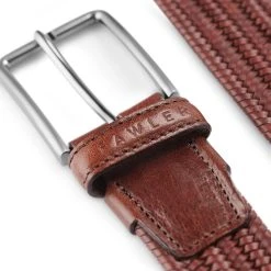 Fawler Ceinture Tressée Brune En Cuir Italien Pleine Fleur -Boutique Trendhim 28059 5