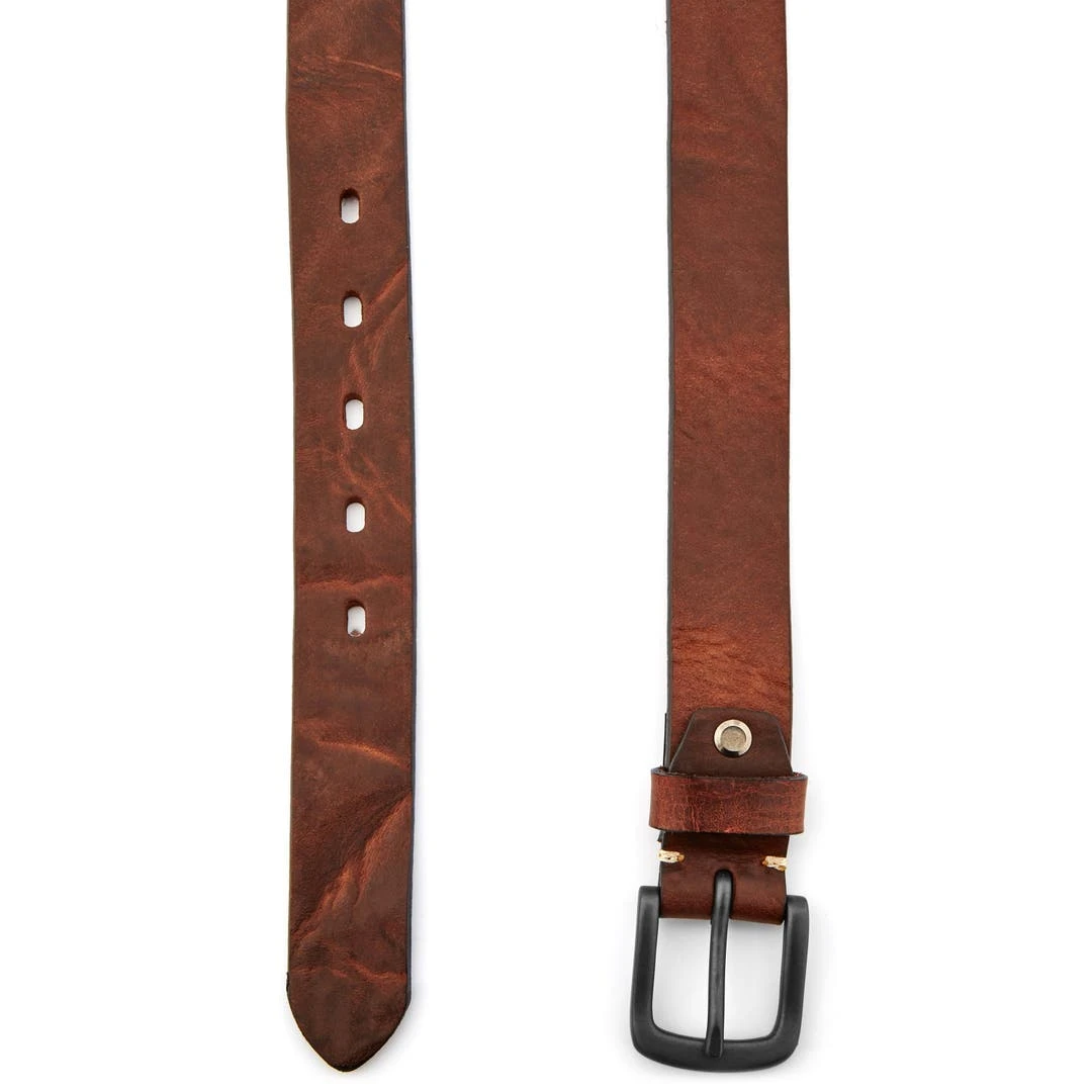 BSWK Ceinture Marron Foncé - Style Décontracté 2 BSWK Ceinture Marron Foncé - Style Décontracté – Image 2